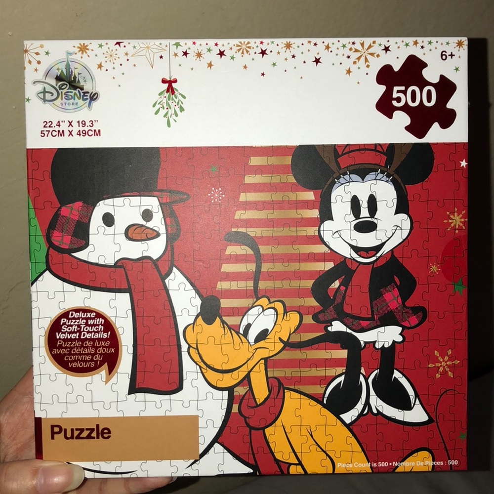 Disney Mickey Mouse Winter Themed Puzzle
